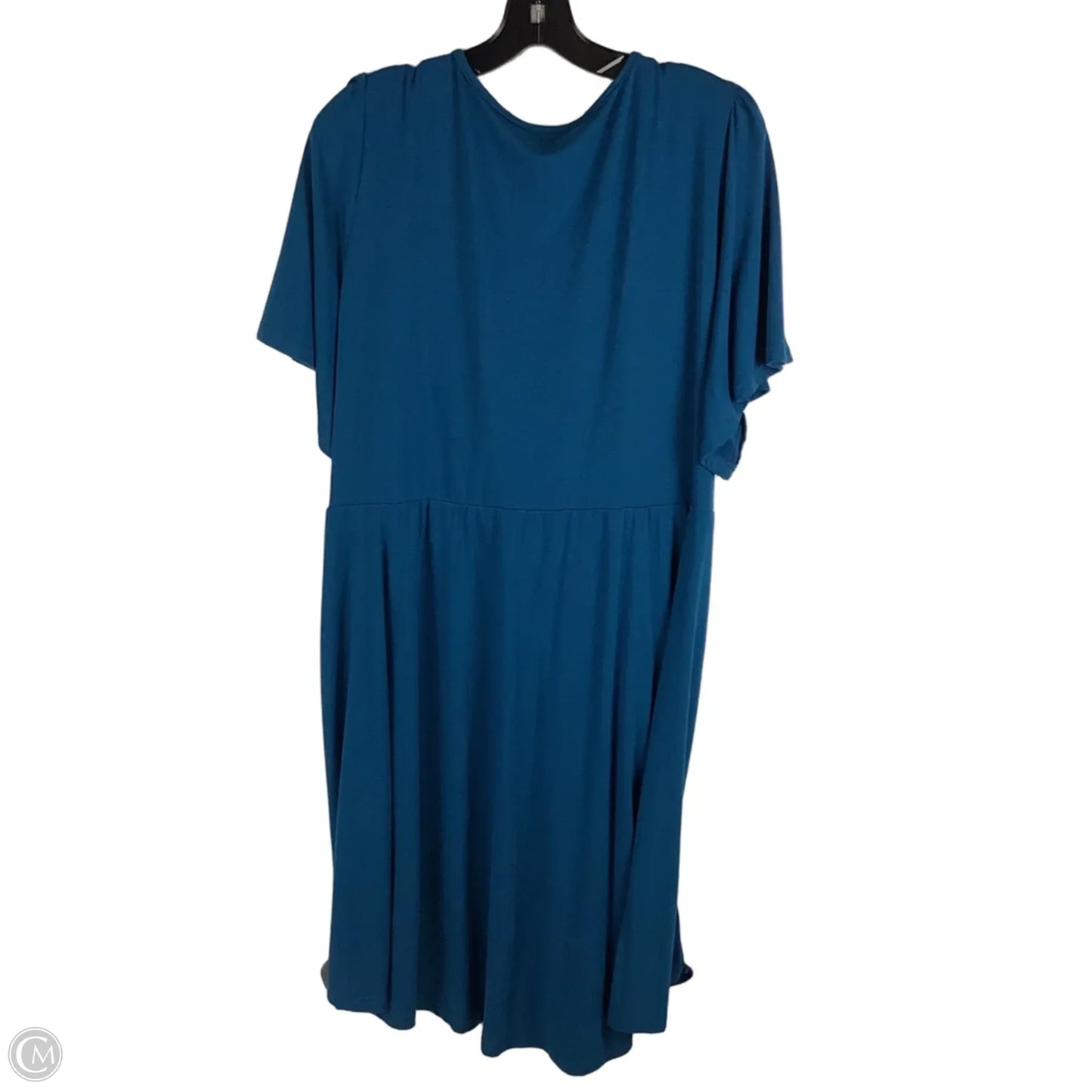 Dress Casual Short By Clothes Mentor In Blue, Size: 3x