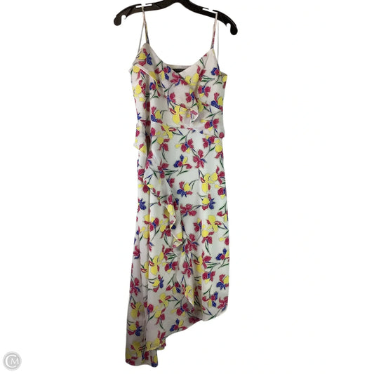 Dress Casual Midi By Banana Republic In Floral Print, Size: 4