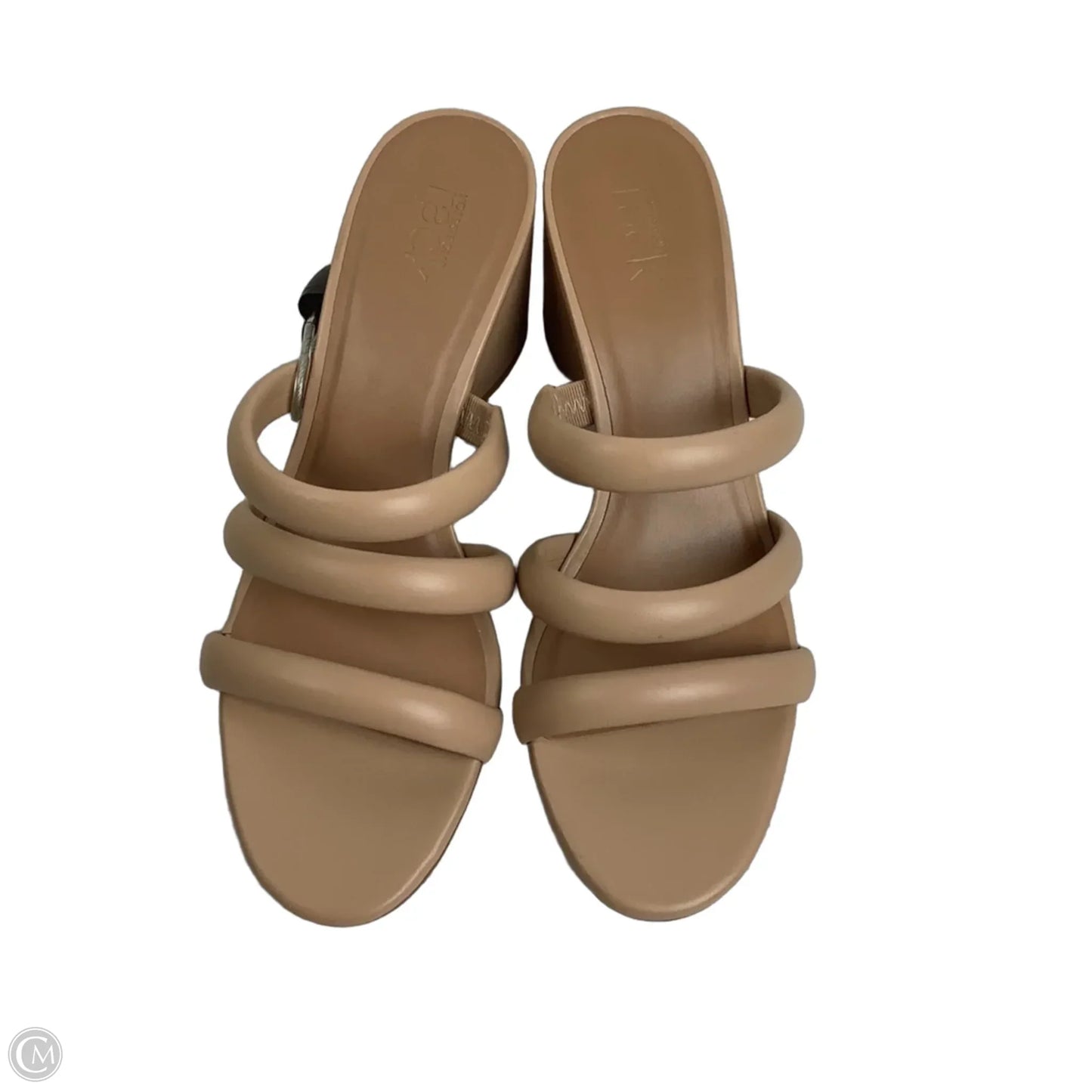 Sandals Heels Block By Nordstrom In Tan, Size: 7.5