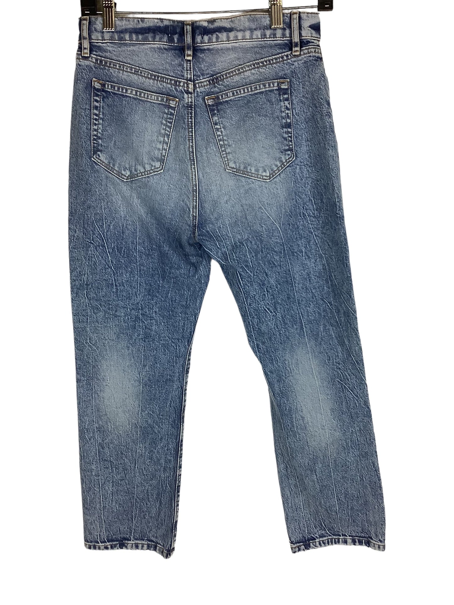 Blue Denim Jeans Straight Loft, Size 0