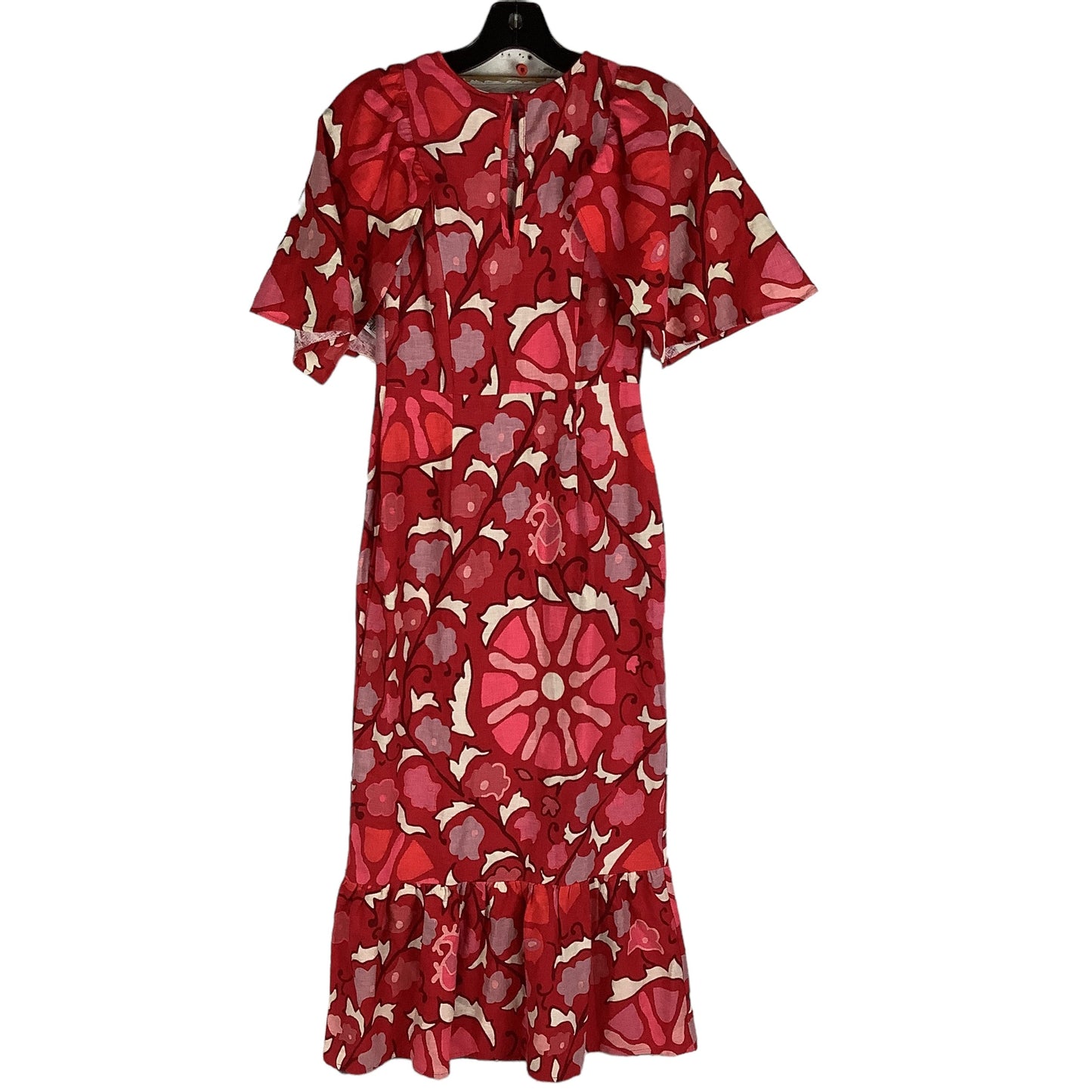 Red Dress Casual Midi Rhode for Target, Size 0
