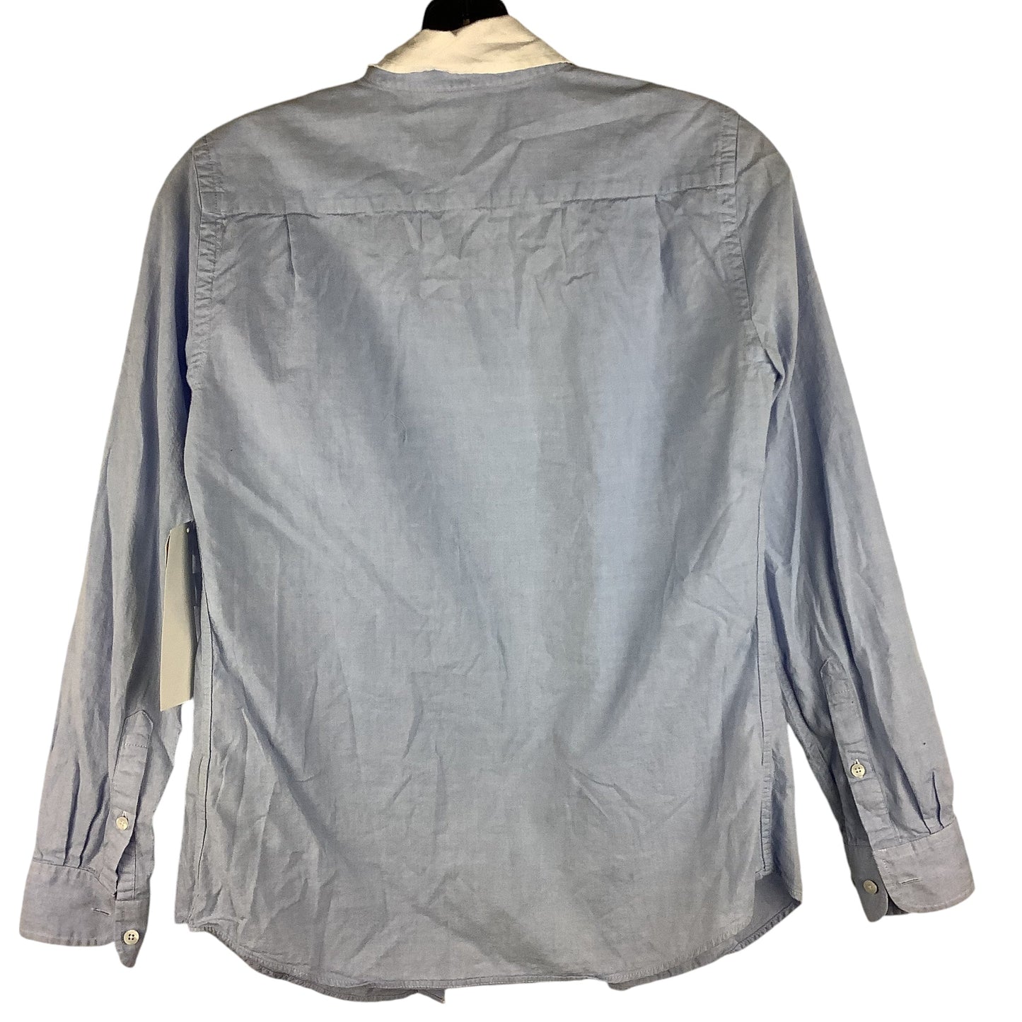 Top Long Sleeve Designer By Coach In Blue, Size: 0