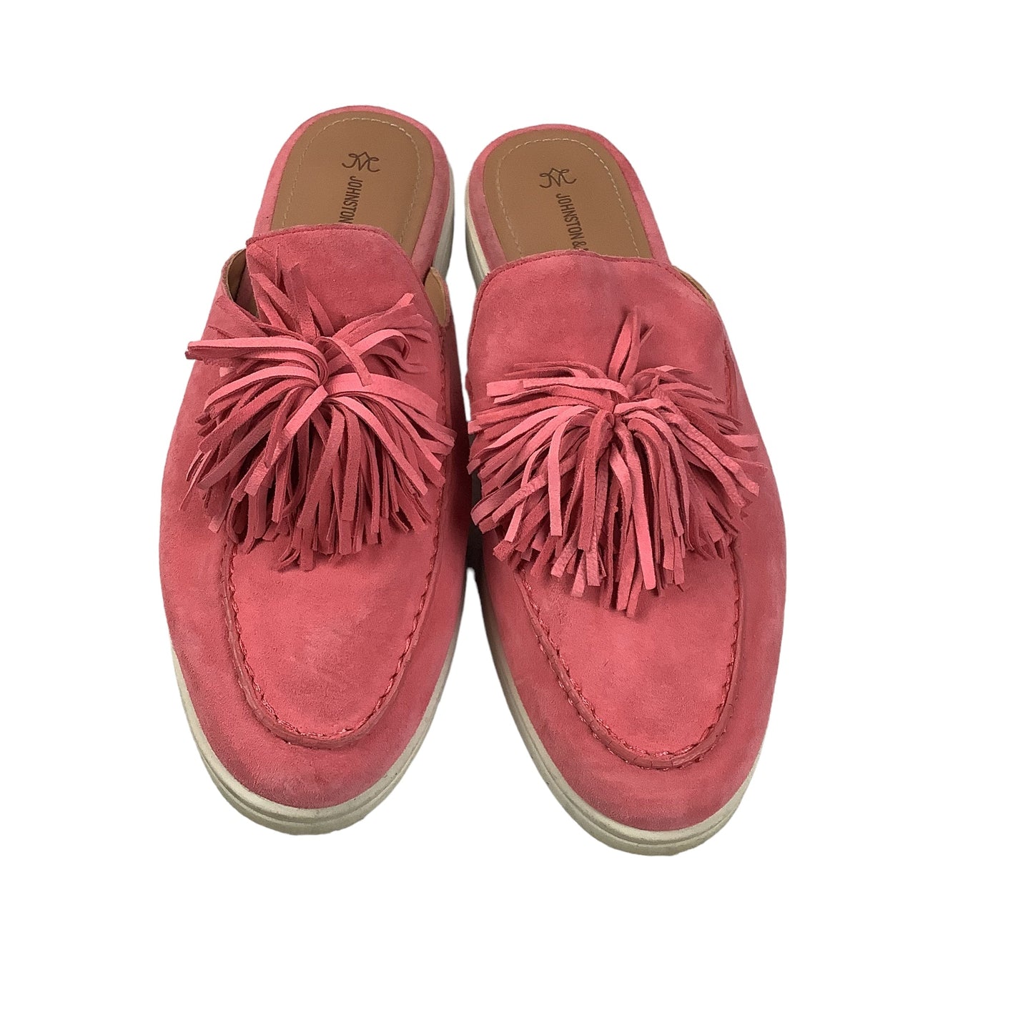 Pink Shoes Flats Johnston & Murphy, Size 8.5