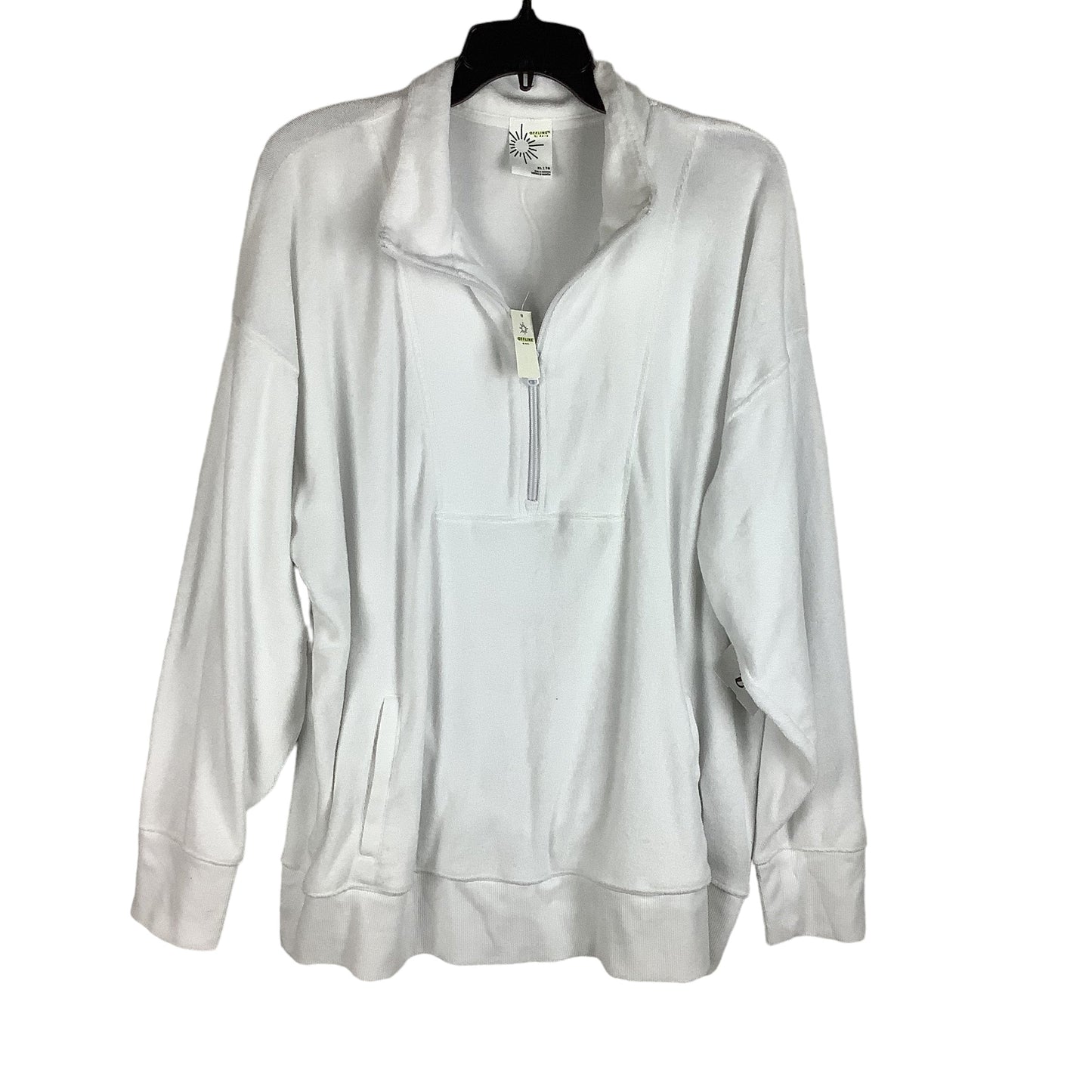 Sweatshirt Collar By Aerie In White, Size: Xl