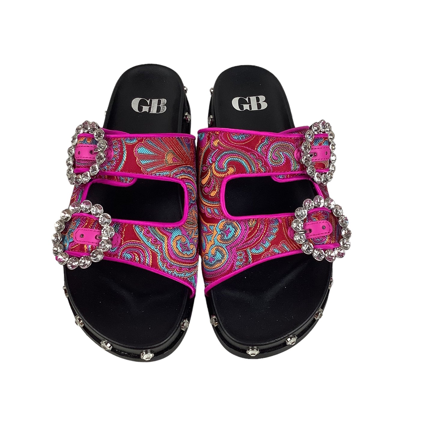 Pink Sandals Flats Gianni Bini, Size 7