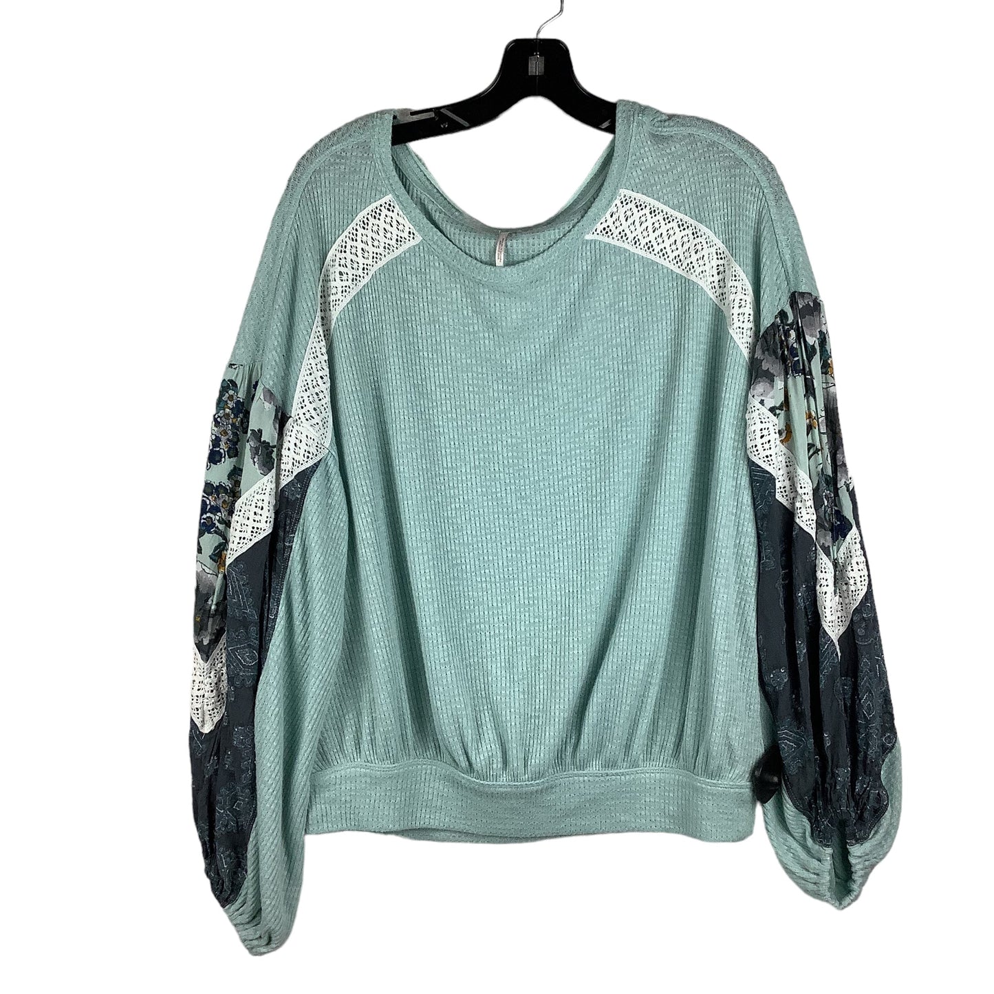 Blue Top Long Sleeve Free People, Size L