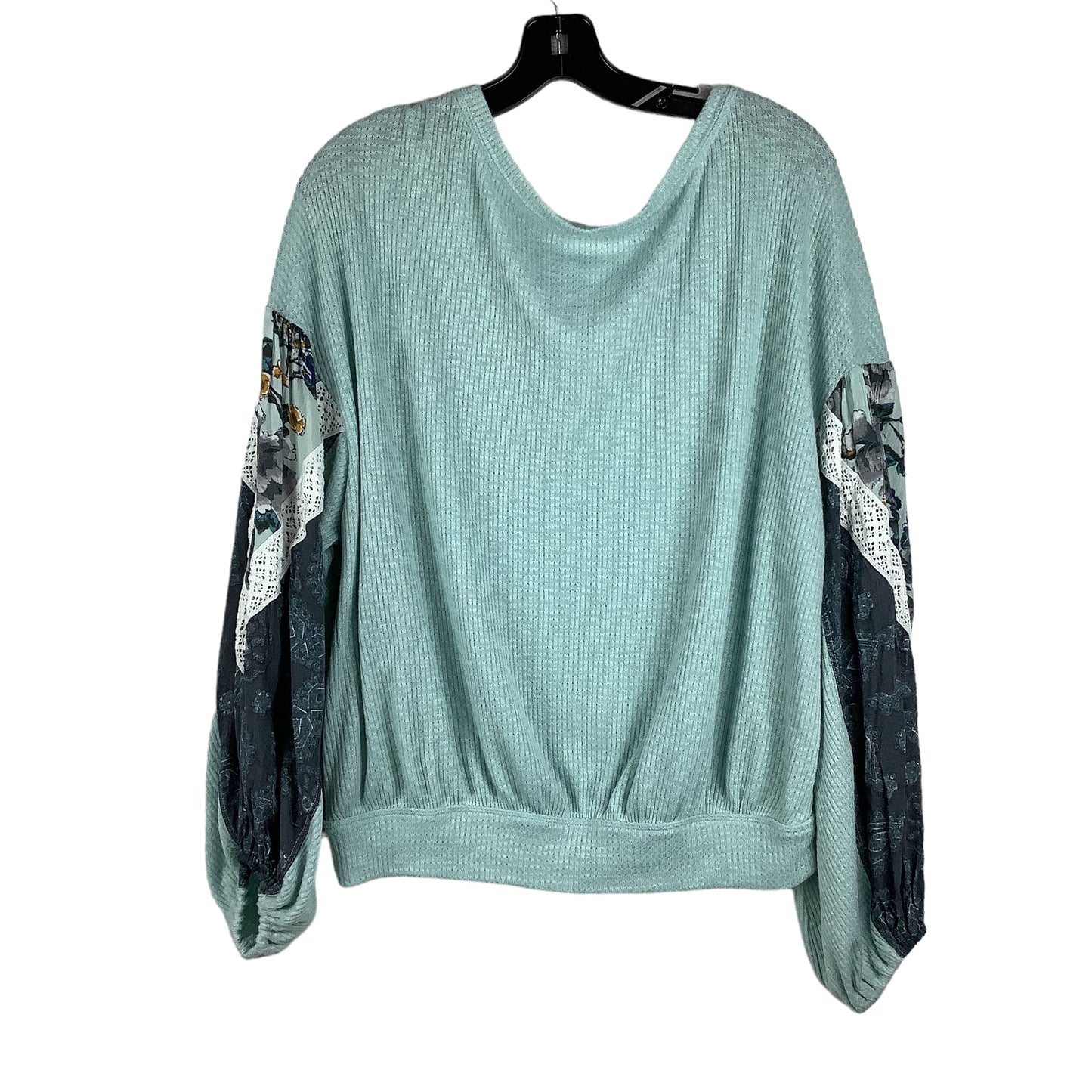 Blue Top Long Sleeve Free People, Size L