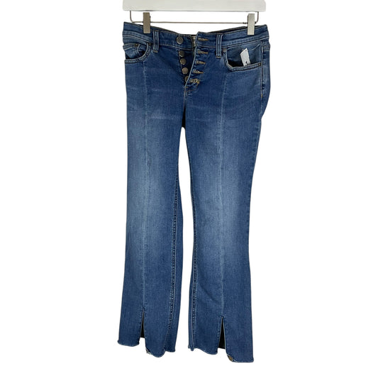 Jeans Straight By Free People In Blue Denim, Size: 2