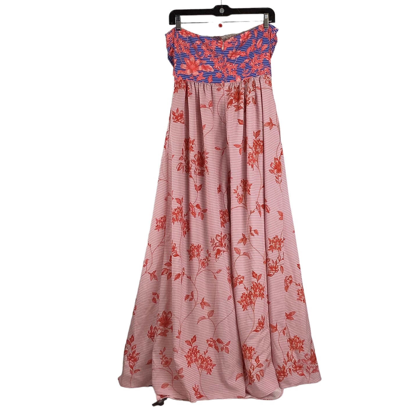 Dress Party Long By Badgley Mischka In Floral Print, Size: 6