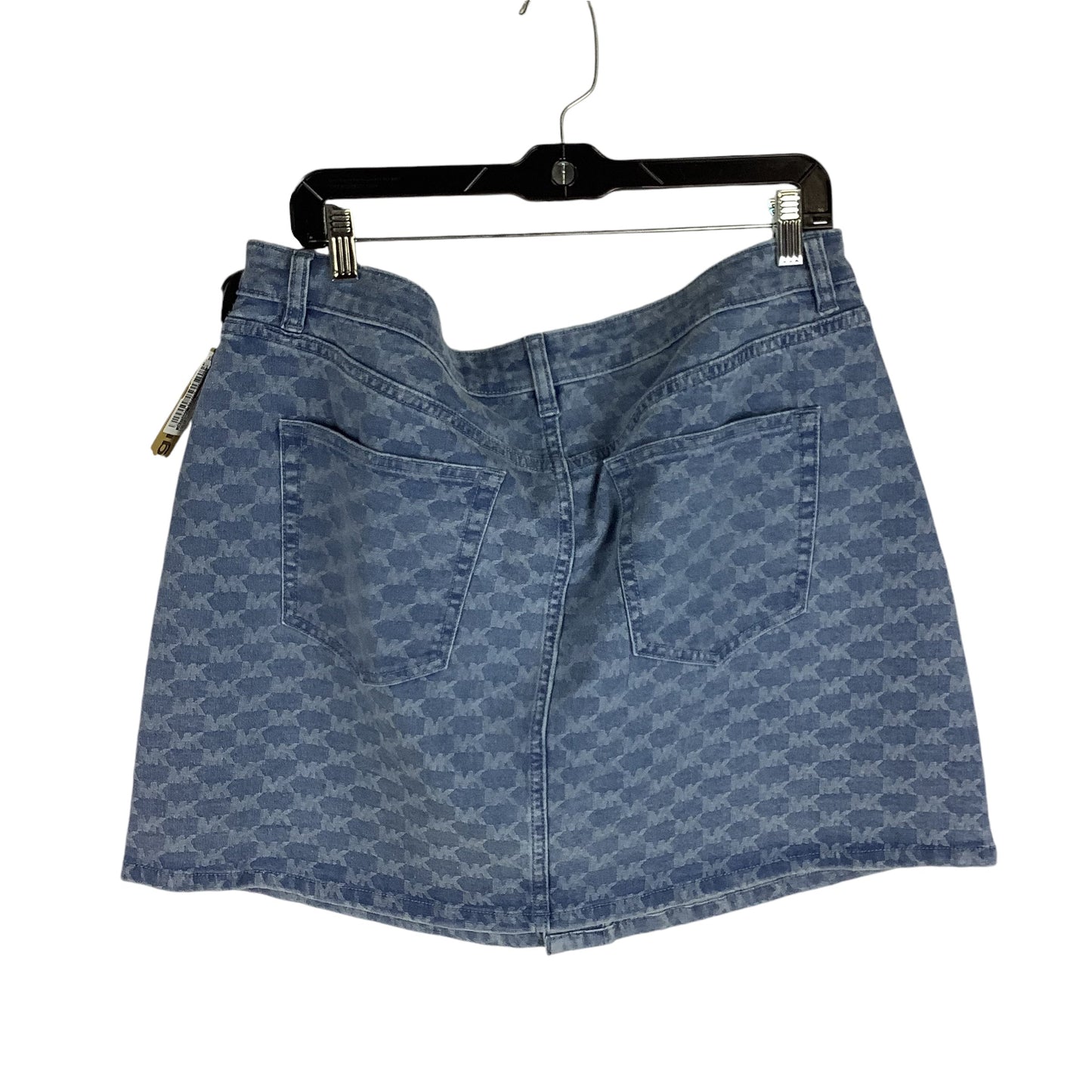 Skirt Designer By Michael Kors In Blue Denim, Size: 16