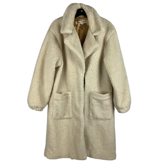 Coat Faux Fur & Sherpa By Free People In Cream, Size: Xs