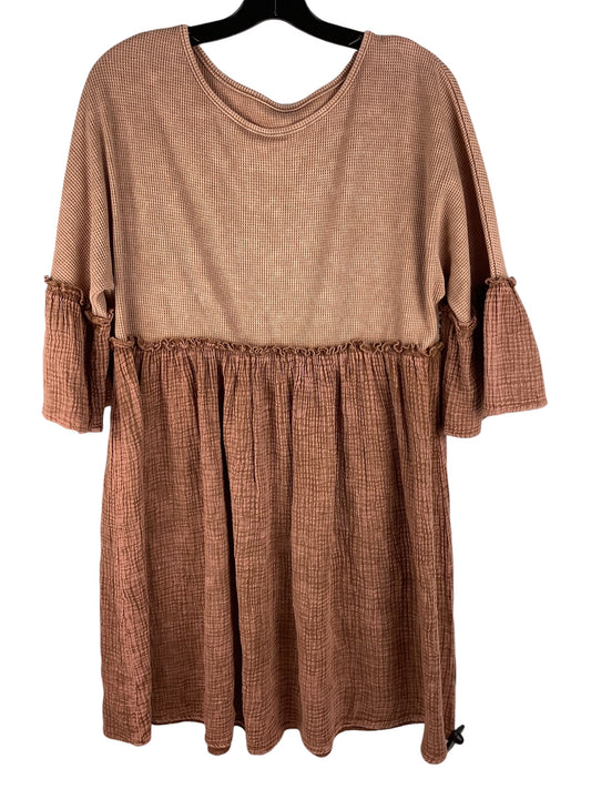 Dress Casual Short By Clothes Mentor In Brown, Size: M