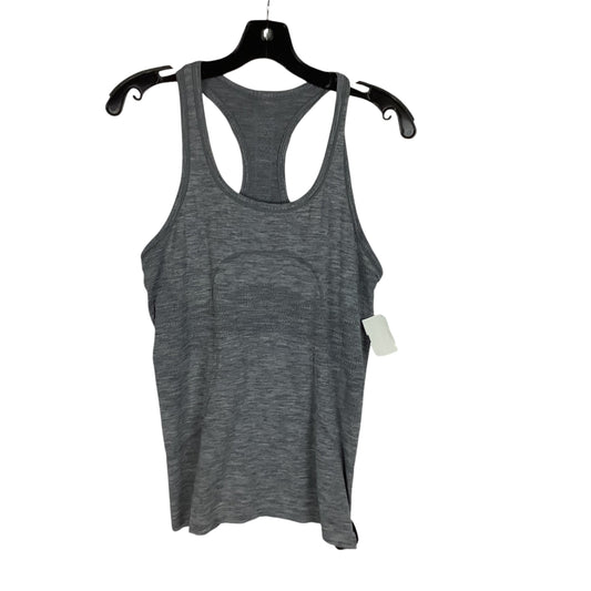 Athletic Tank Top By Lululemon In Grey, Size: 8