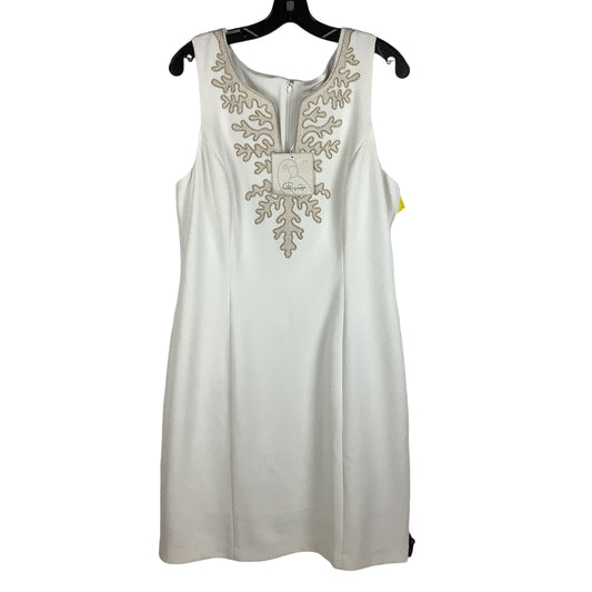 Dress Work By Pappagallo In White, Size: 12