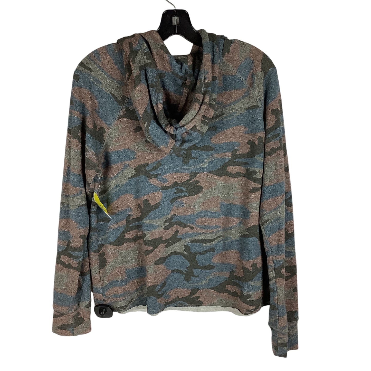 Sweatshirt Hoodie By Sundry In Camouflage Print, Size: S