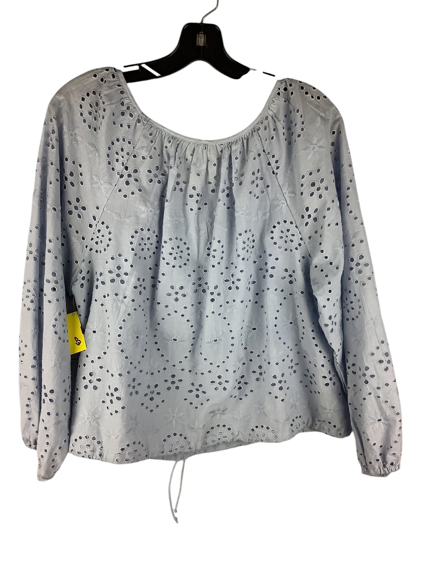 Top Long Sleeve By Joie In Blue, Size: L