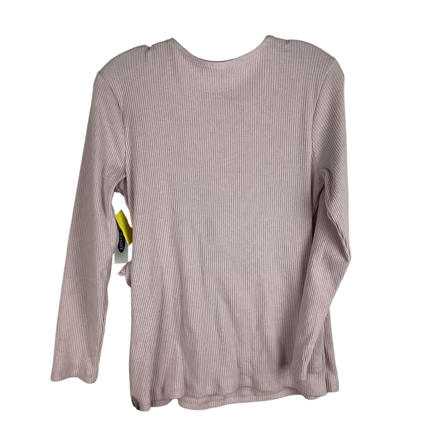 Top Long Sleeve Basic By Old Navy In Pink, Size: L