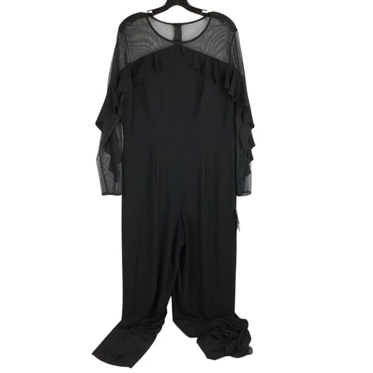 Jumpsuit By R And M Richards In Black, Size: 16