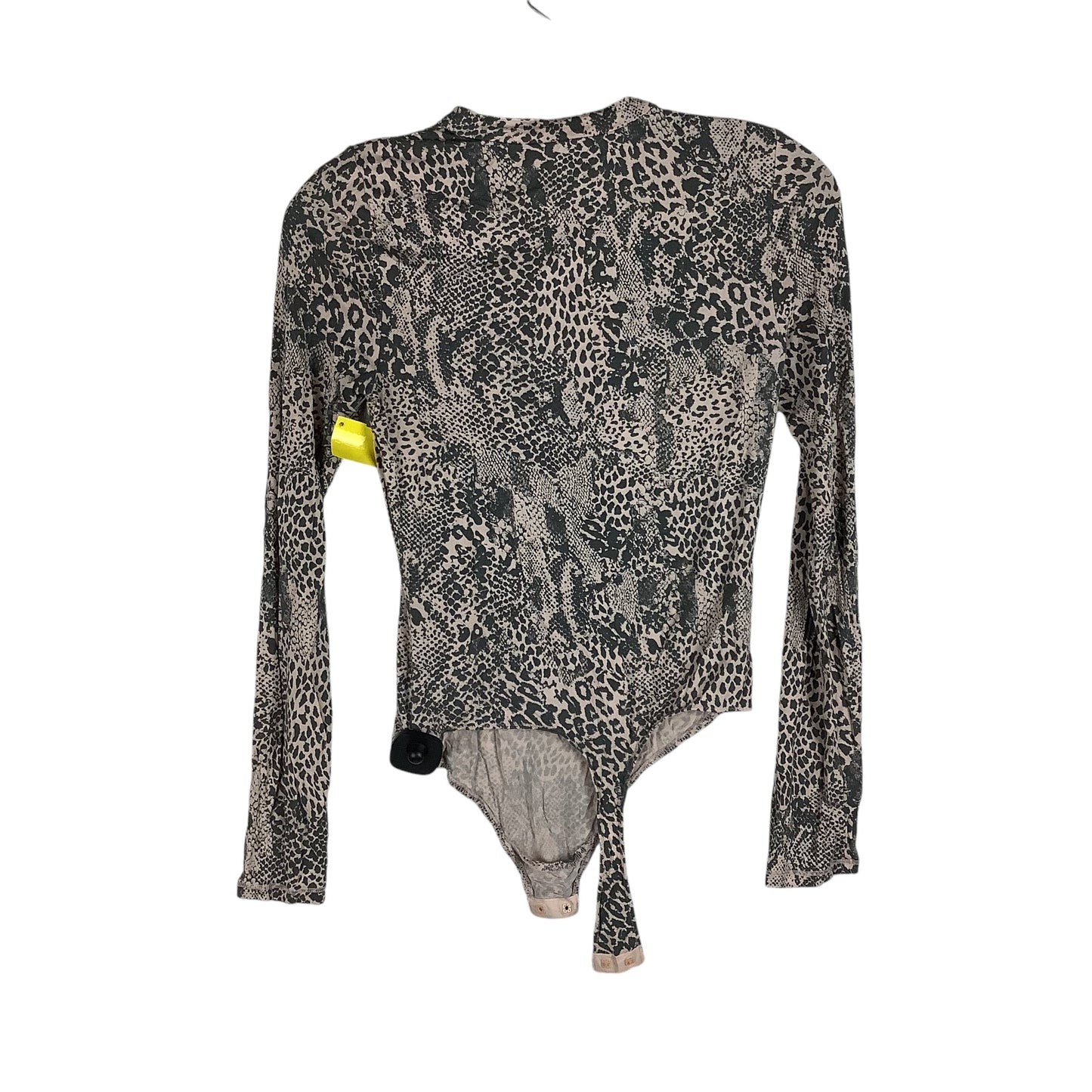 Top Long Sleeve By Free People In Snakeskin Print, Size: S