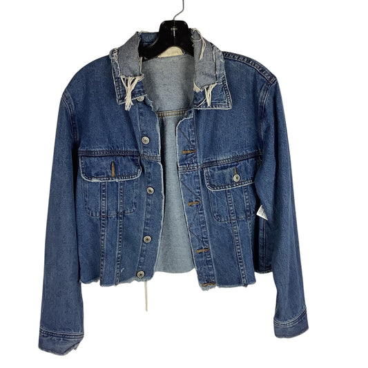 Jacket Denim By Vestique In Blue Denim, Size: S