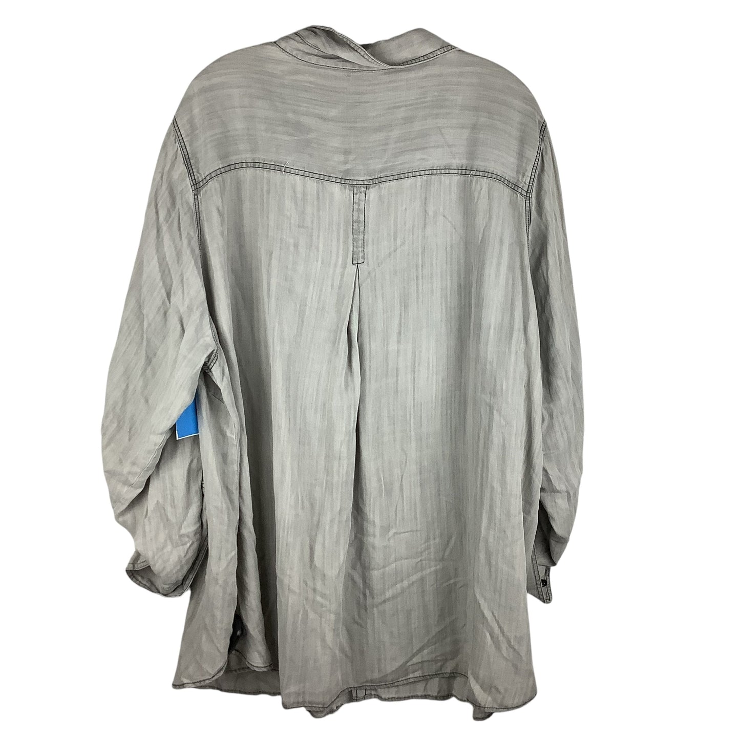 Top Long Sleeve By Velvet Heart In Grey, Size: 3x