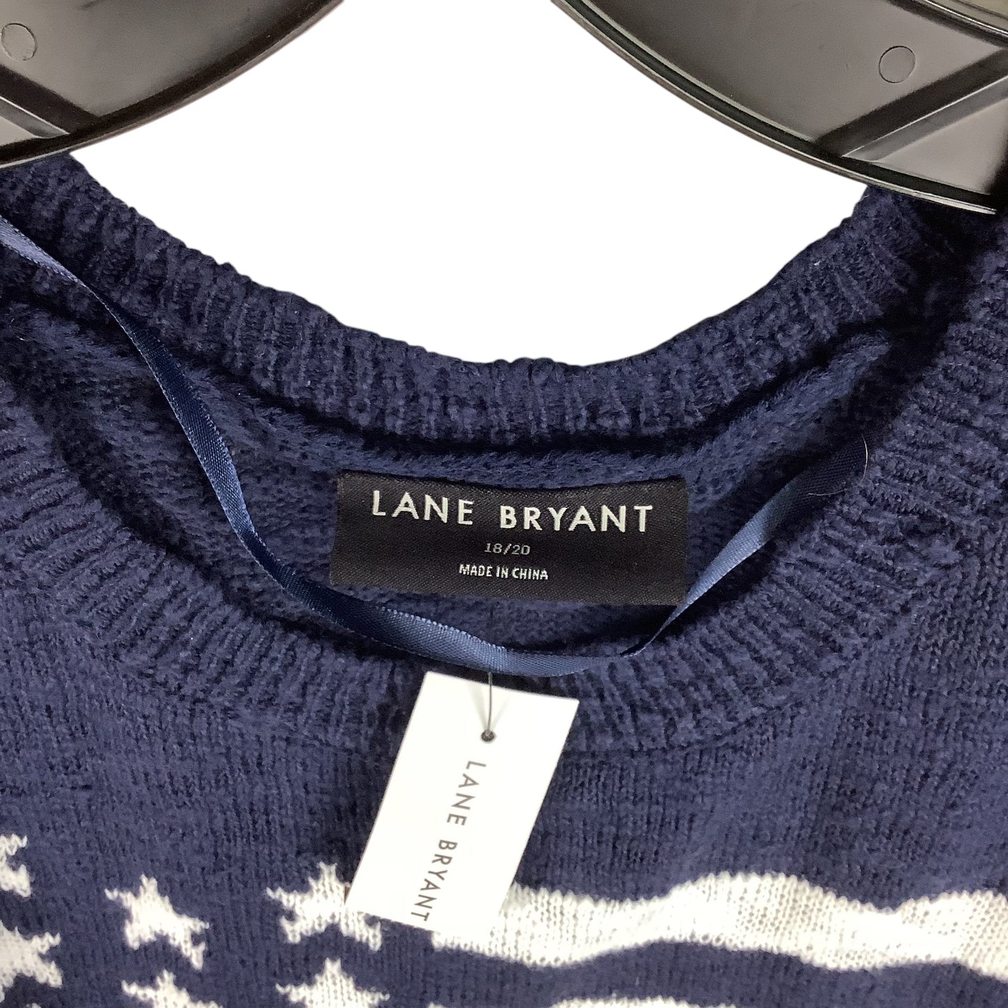 Sweater By Lane Bryant In Navy, Size: 1x (18/20)