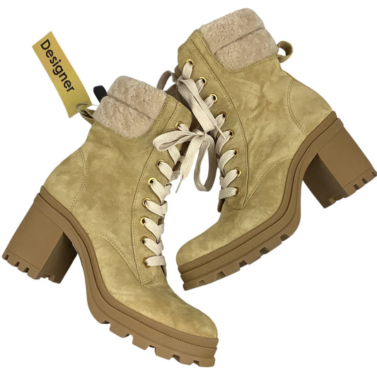 Boots Designer By Veronica Beard In Yellow, Size: 9.5