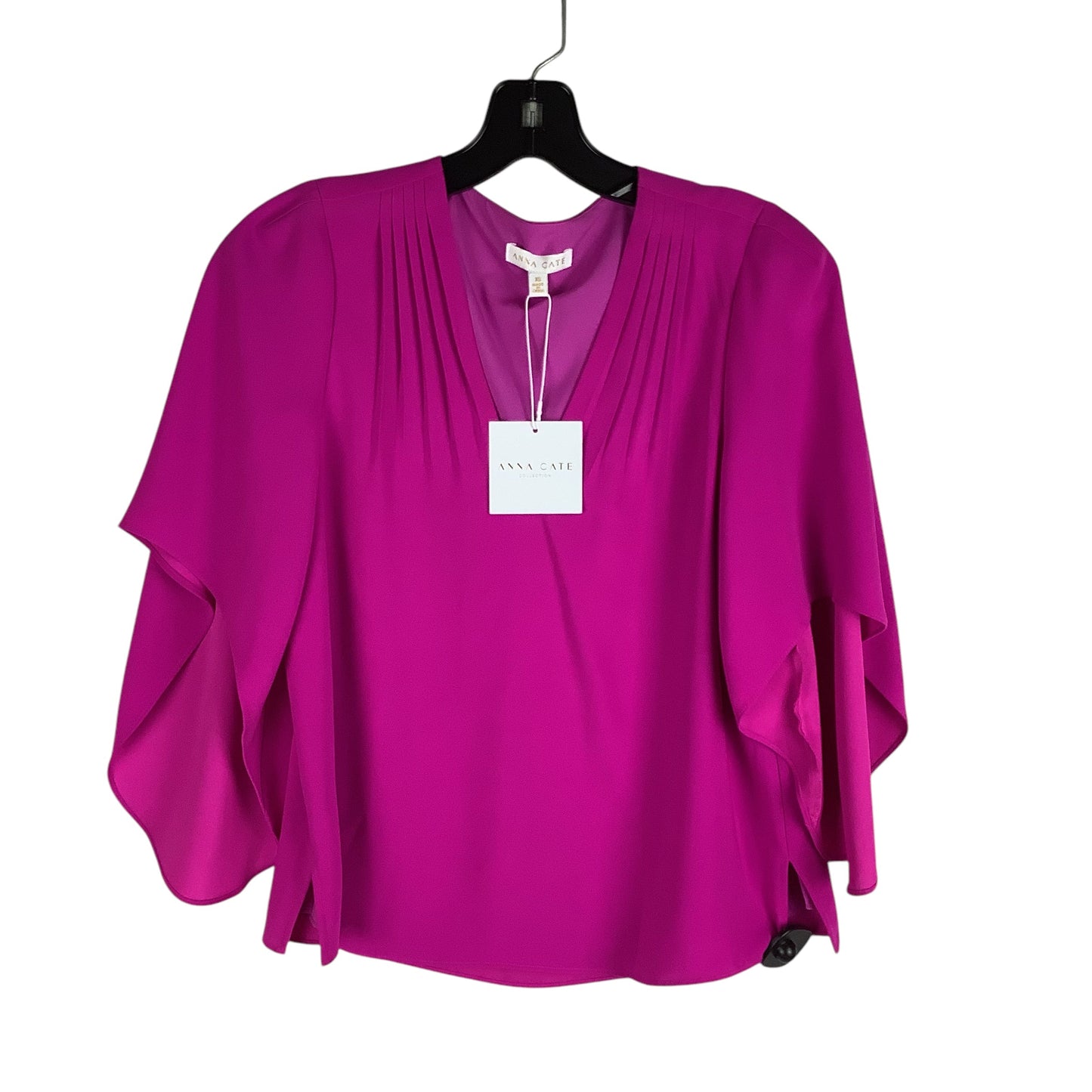 Top Short Sleeve Designer By Cma In Pink, Size: Xs