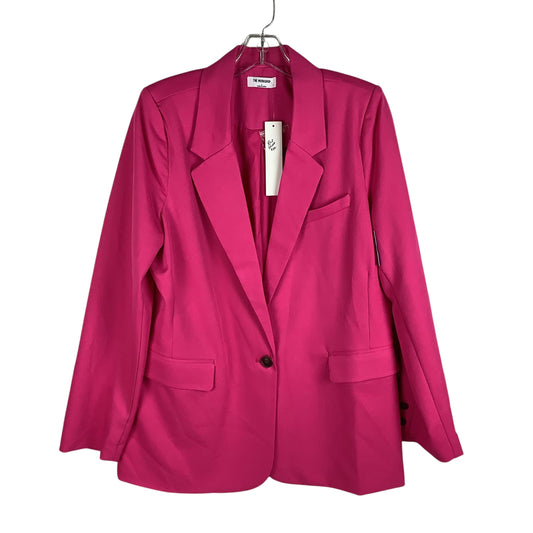 Blazer By Clothes Mentor In Pink, Size: L