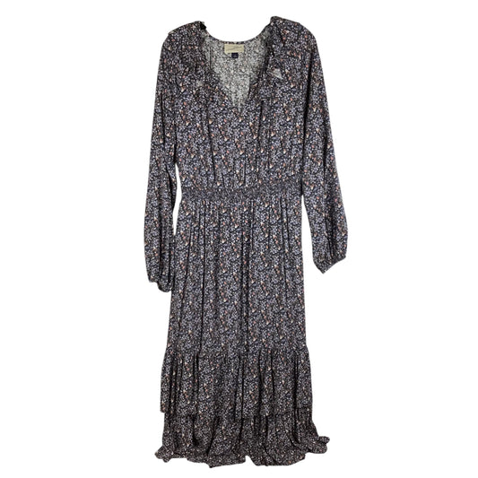 Dress Casual Midi By Universal Thread In Floral Print, Size: S