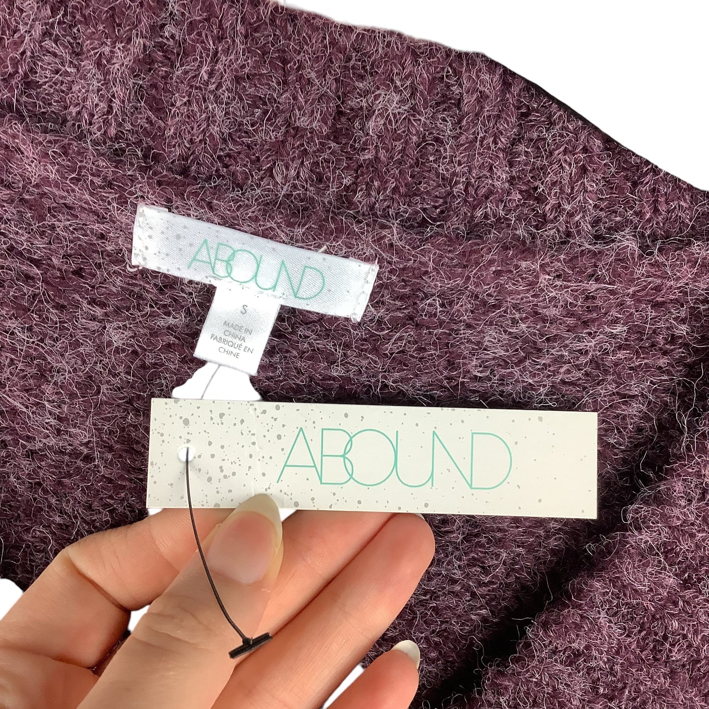 Sweater By Abound In Purple, Size: S