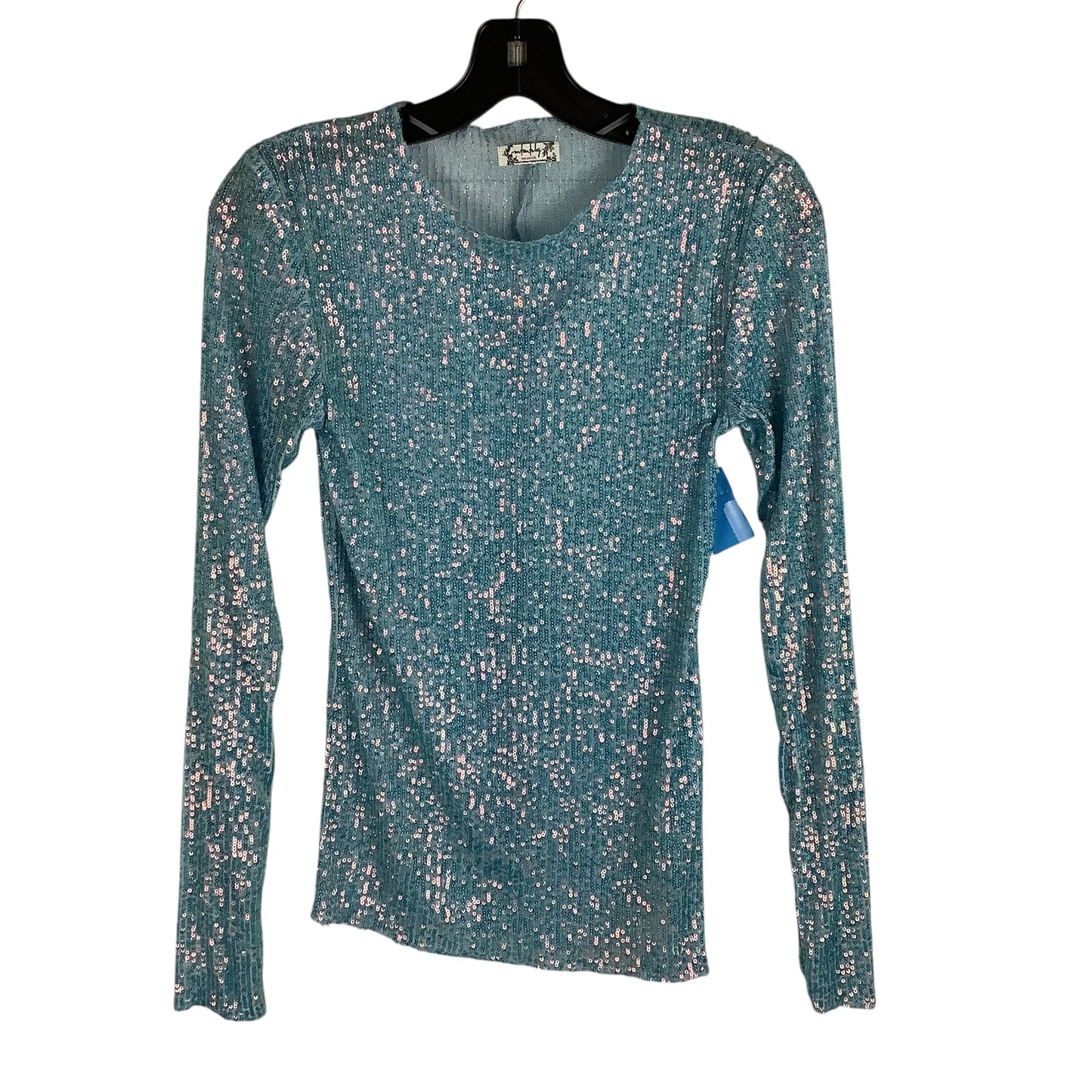 Top Long Sleeve By Free People In Blue, Size: Xs