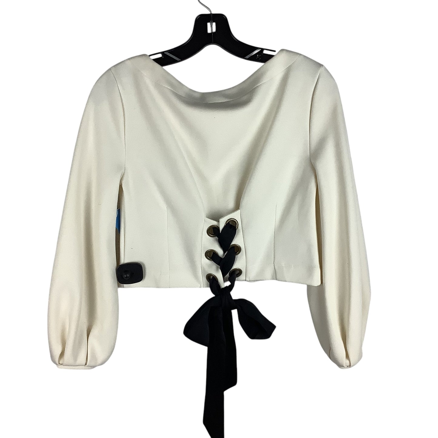 Top Long Sleeve By Maeve In Cream, Size: Xxsp