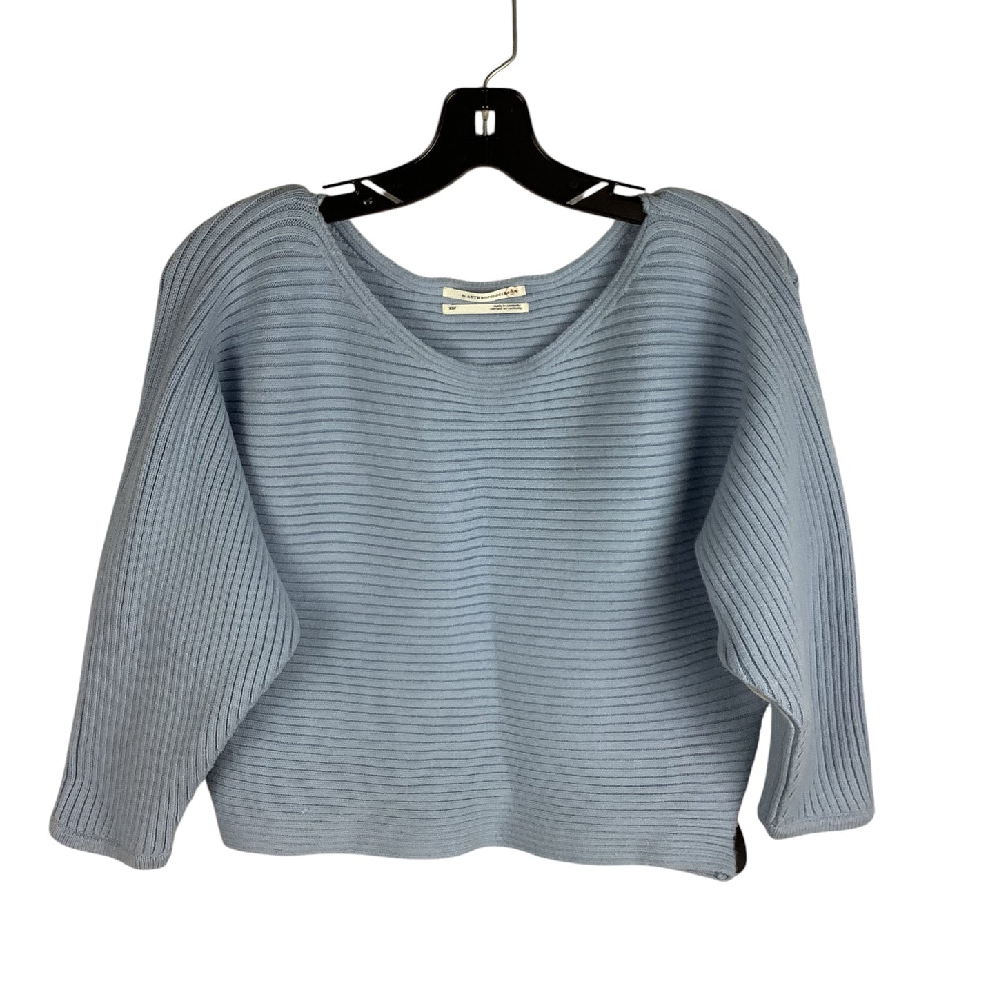 Sweater By Anthropologie In Blue, Size: Xsp