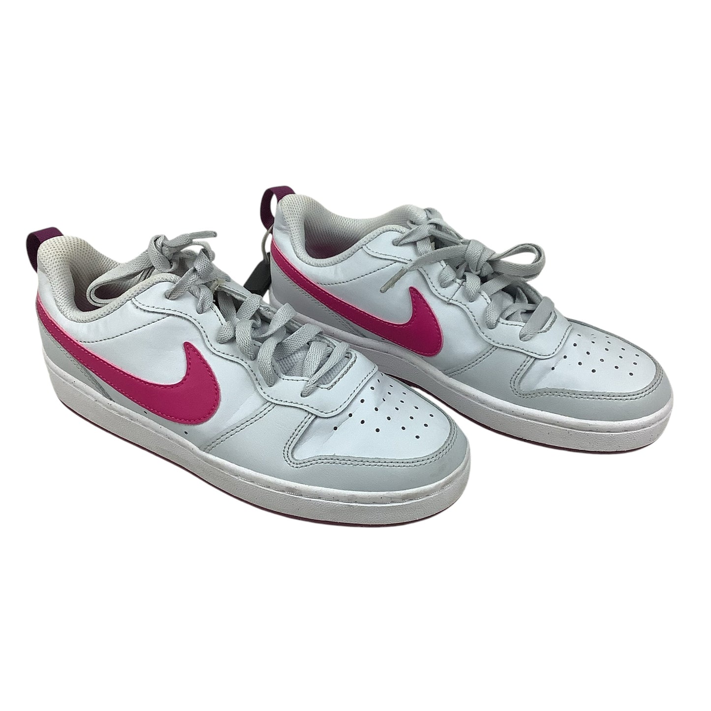 Shoes Sneakers By Nike In Grey & Pink, Size: 8