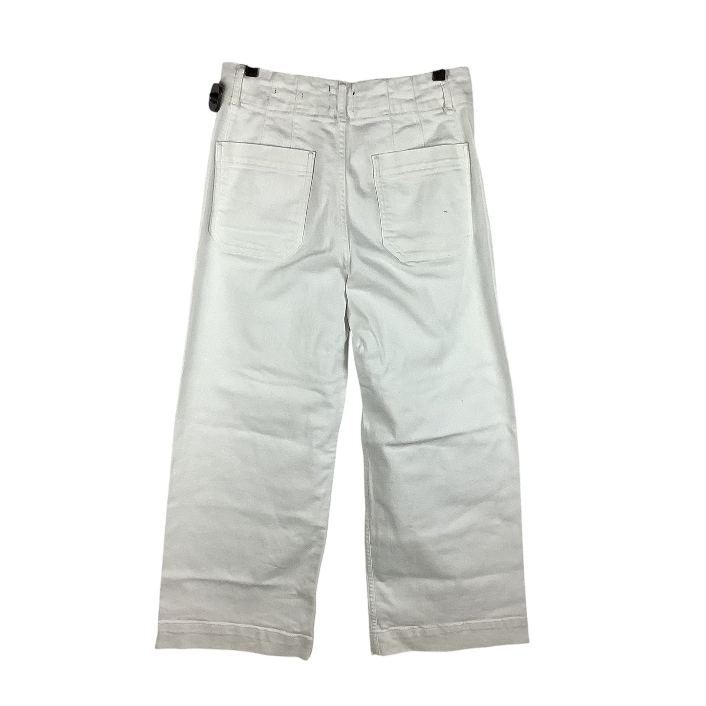 Pants Cropped By Maeve In White Denim, Size: 6