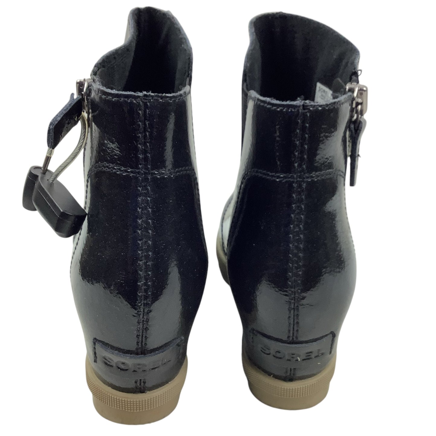 Boots Ankle Heels By Sorel In Black, Size: 5