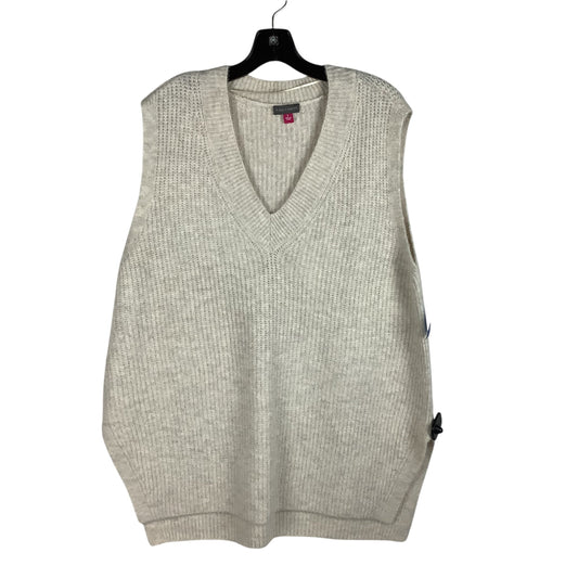 Vest Sweater By Vince Camuto In Cream, Size: L