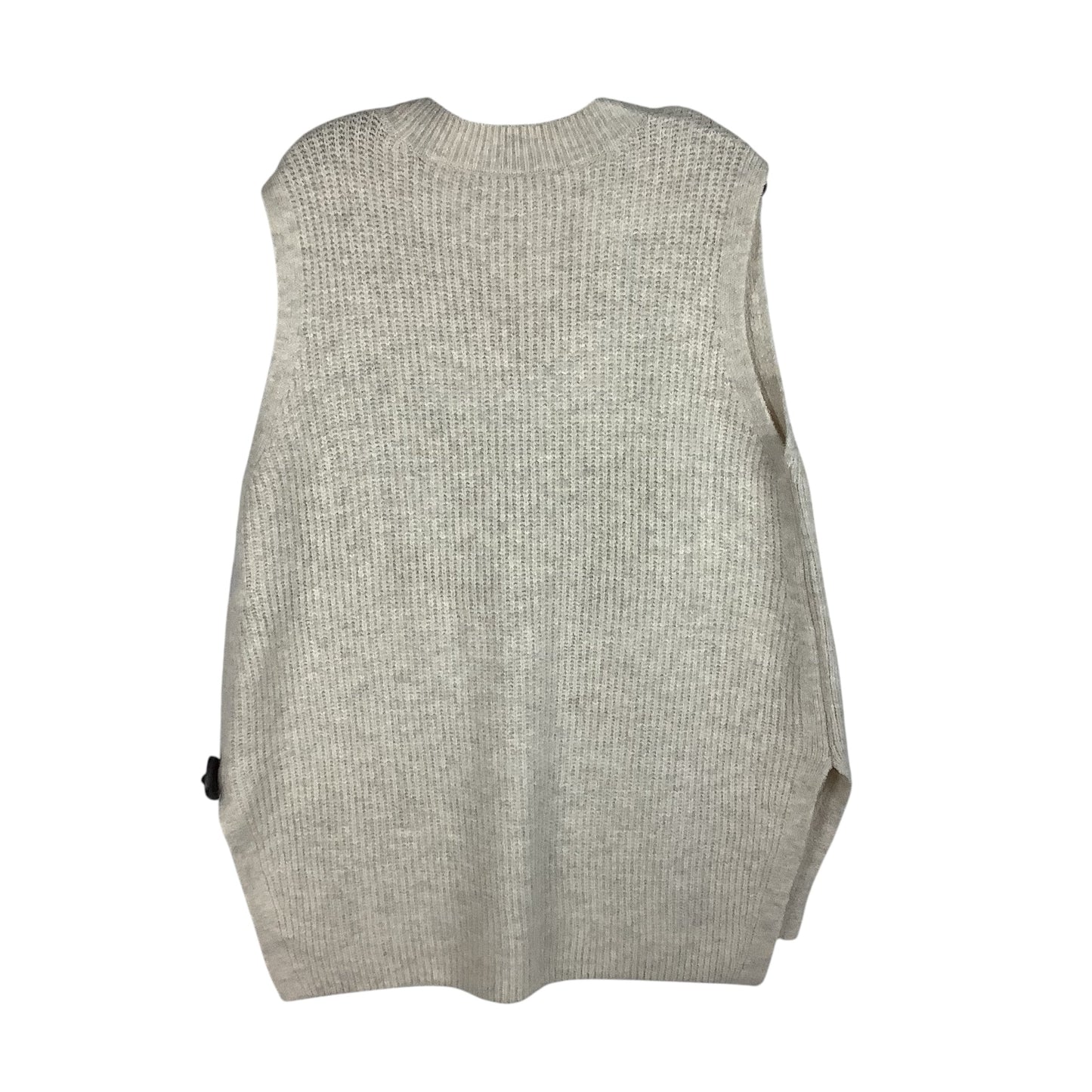 Vest Sweater By Vince Camuto In Cream, Size: L