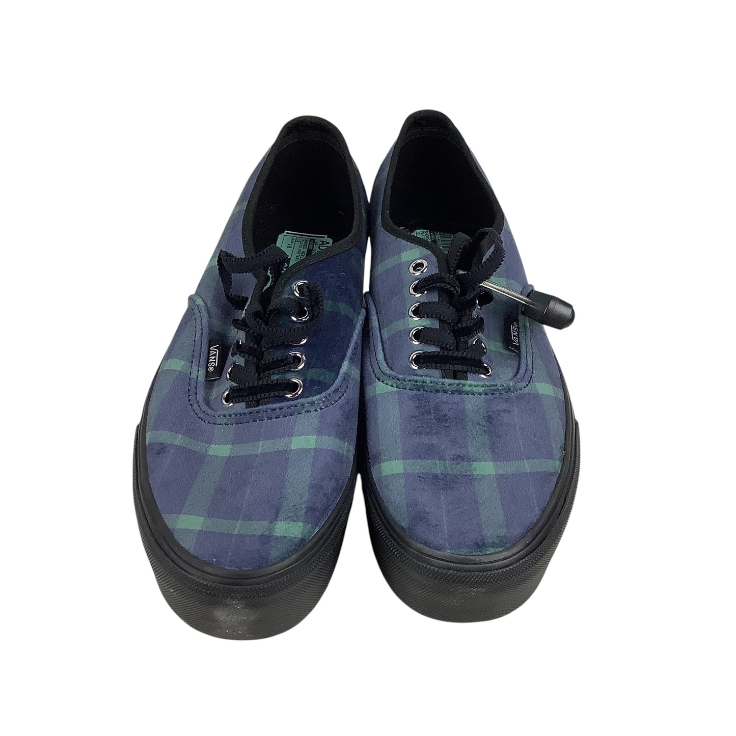 Shoes Heels Platform By Vans In Plaid Pattern, Size: 10