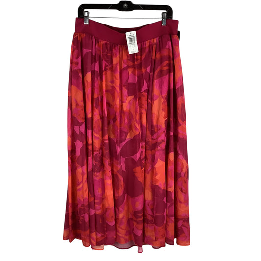 Skirt Maxi By Torrid In Pink, Size: L