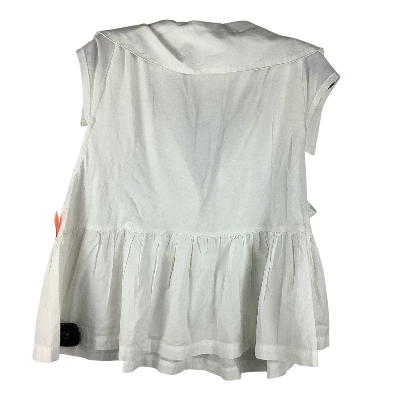 Top Short Sleeve By Maeve In White, Size: L