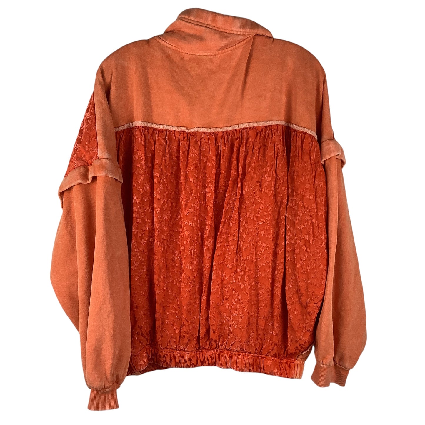 Sweatshirt Crewneck By Urban Outfitters In Orange, Size: M