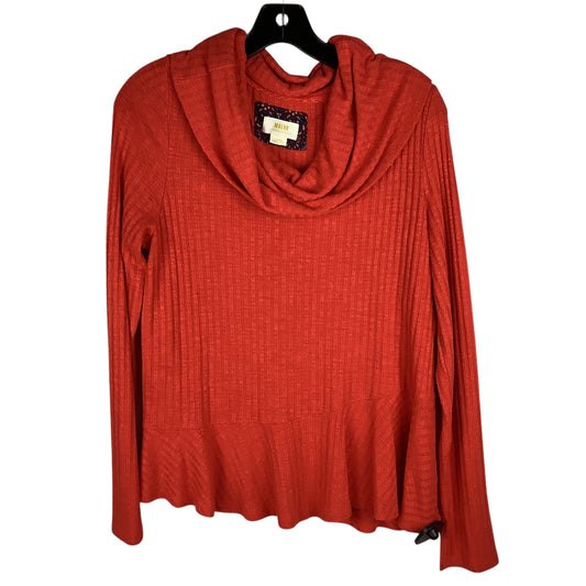 Top Long Sleeve By Maeve In Red, Size: L