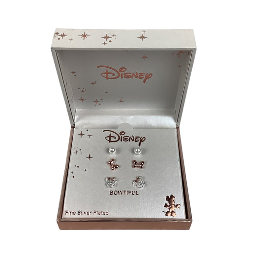 Earrings Stud By Disney Store, Size: 03 Piece Set