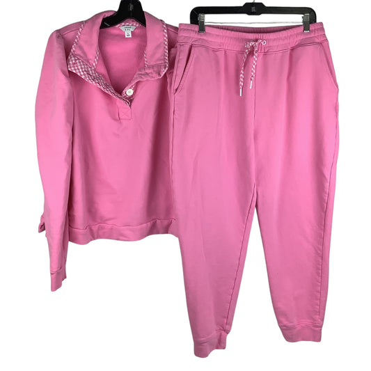 Pants Set 2pc By Crown And Ivy In Pink, Size: L