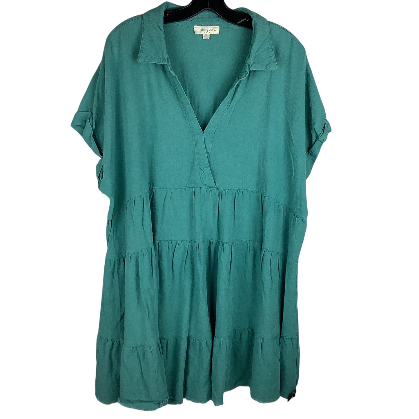 Dress Casual Midi By Umgee In Teal, Size: Xl