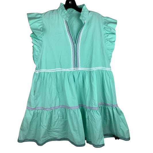 Dress Casual Short By Clothes Mentor In Aqua, Size: Xl