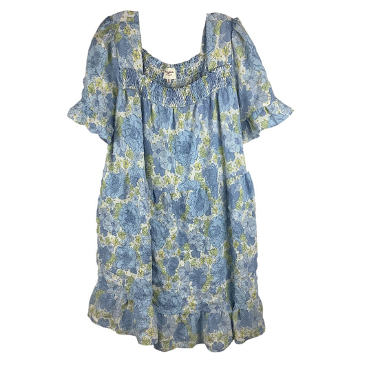 Dress Party Short By Hayden La In Blue, Size: 1x