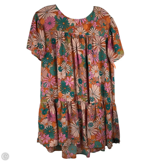 Dress Casual Short By Bb Dakota In Floral Print, Size: L